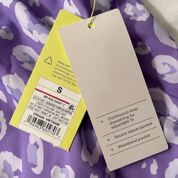 All In Motion Run Shorts in Purple - Picture 7 of 7